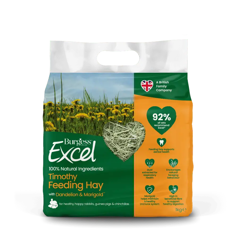 Burgess Excel Feeding Hay with Dandelion & Marigold