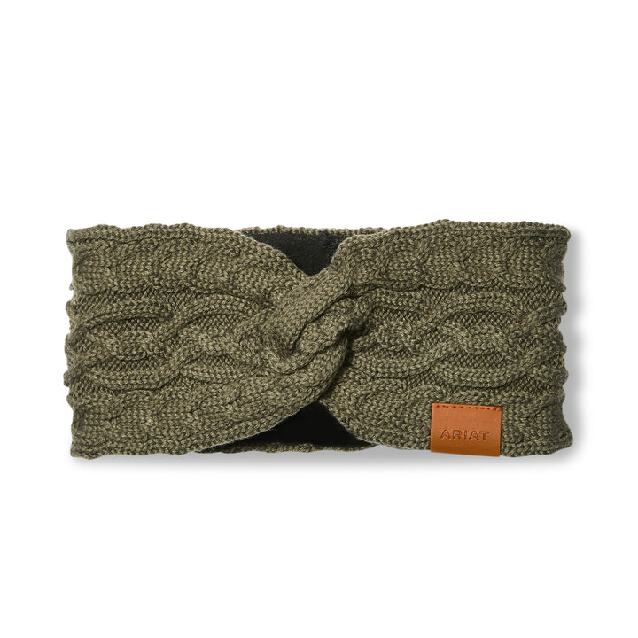 The Ariat Ladies Norfolk Headband in Light Green#Light Green