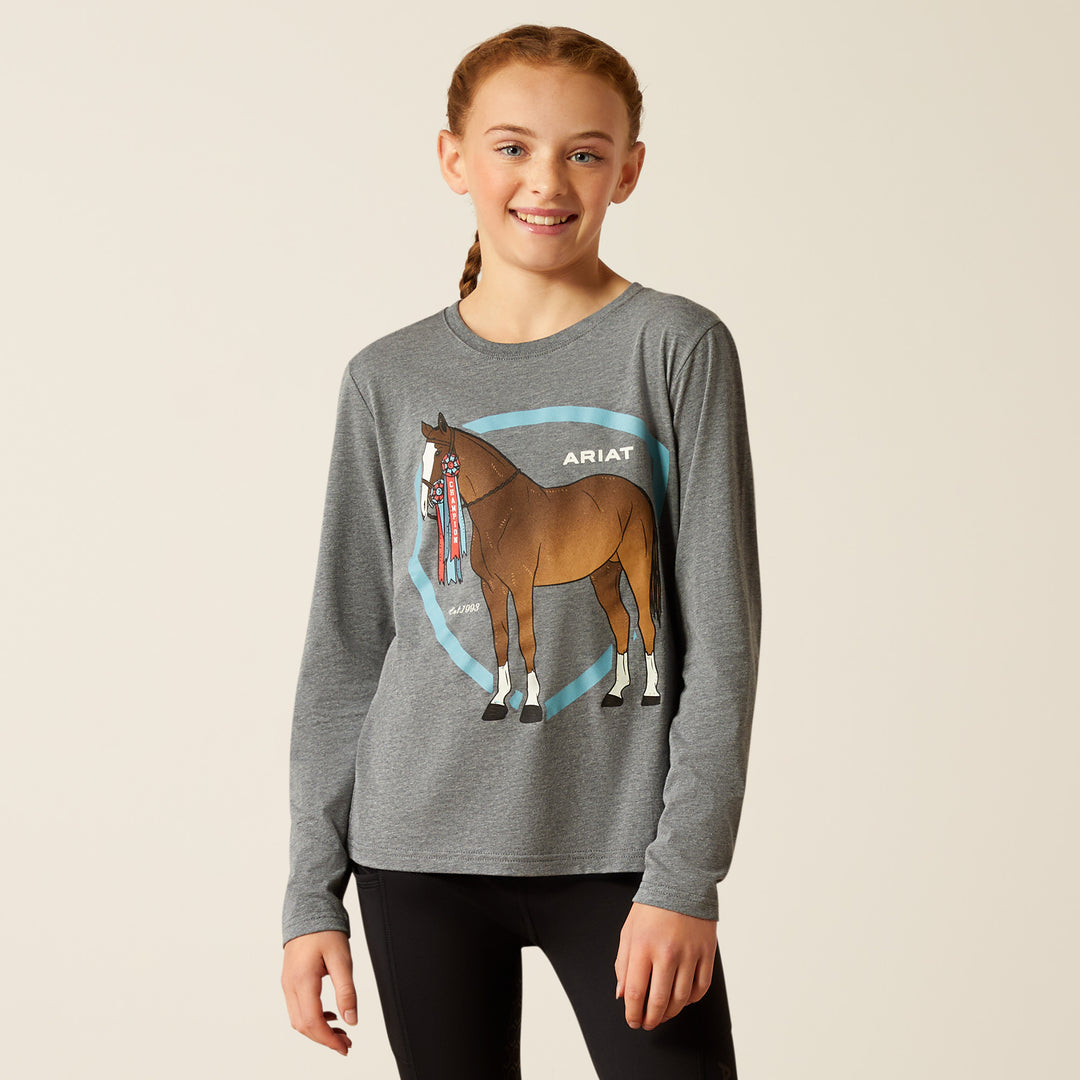 Ariat Youth Champion Pony Long Sleeve T-Shirt