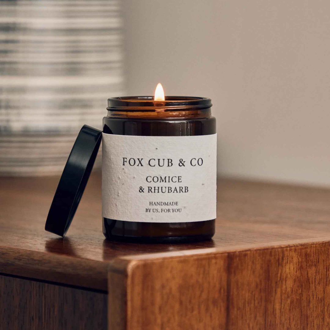 Fox Cub & Co Candle - Comice & Rhubarb