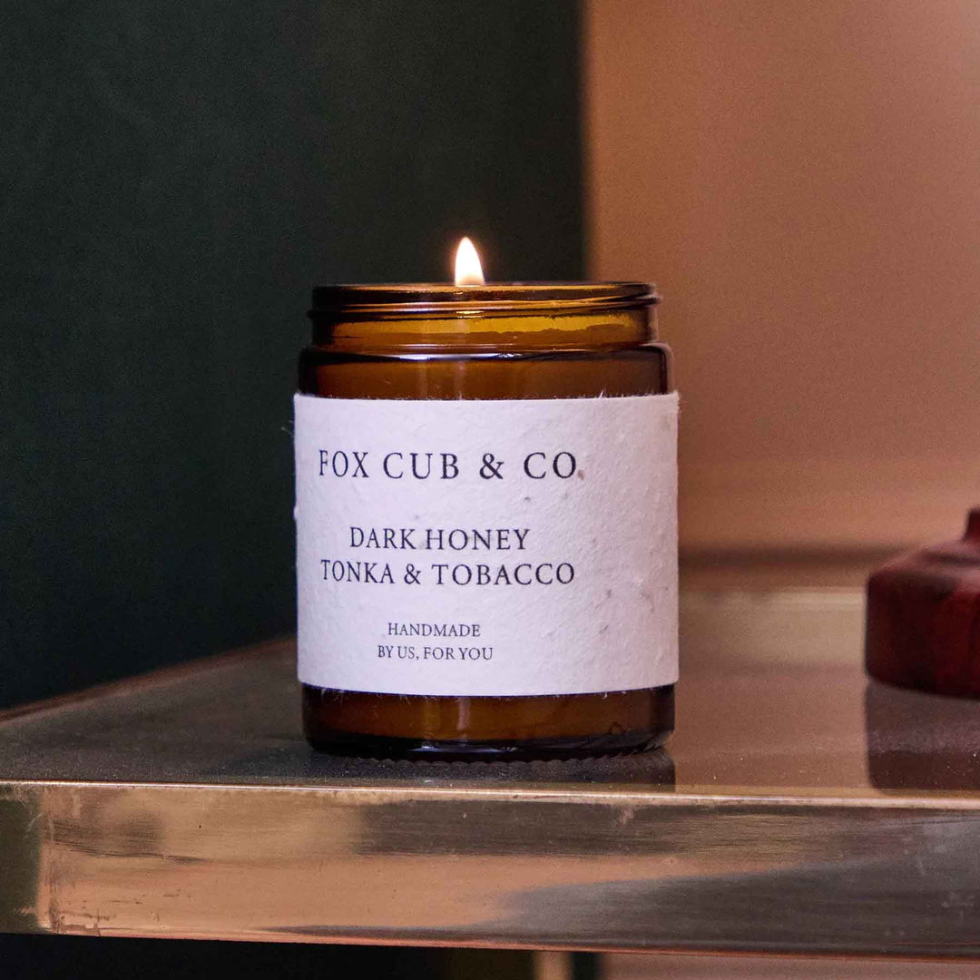 Fox Cub & Co Candle - Dark Honey, Tonka & Tobacco