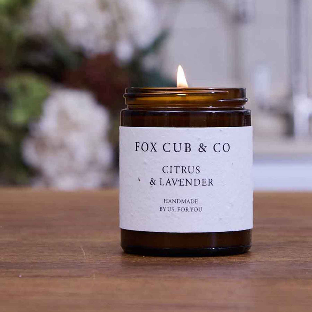 Fox Cub & Co Candle - Citrus & Lavender