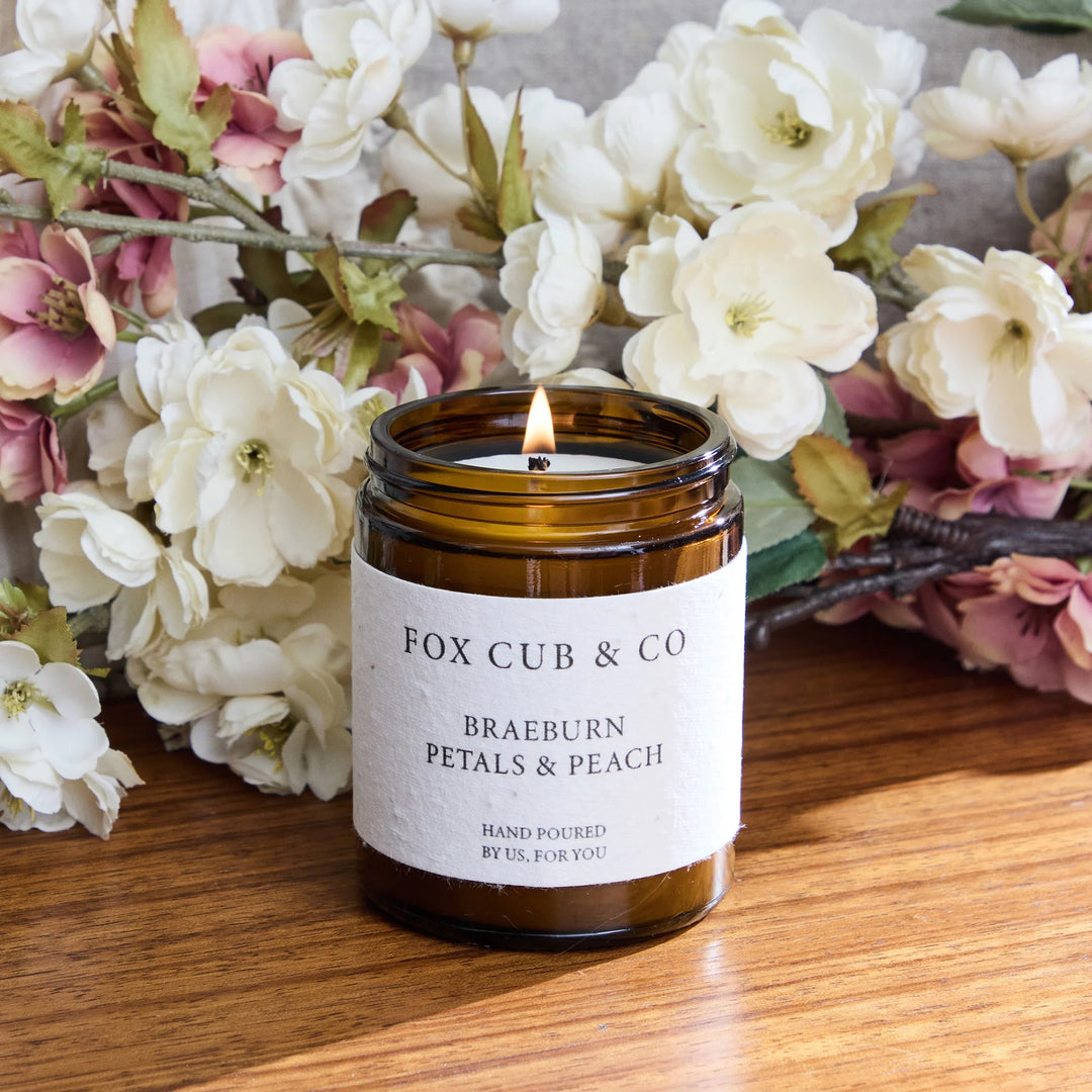 Fox Cub & Co Candle - Braeburn, Petals & Peach