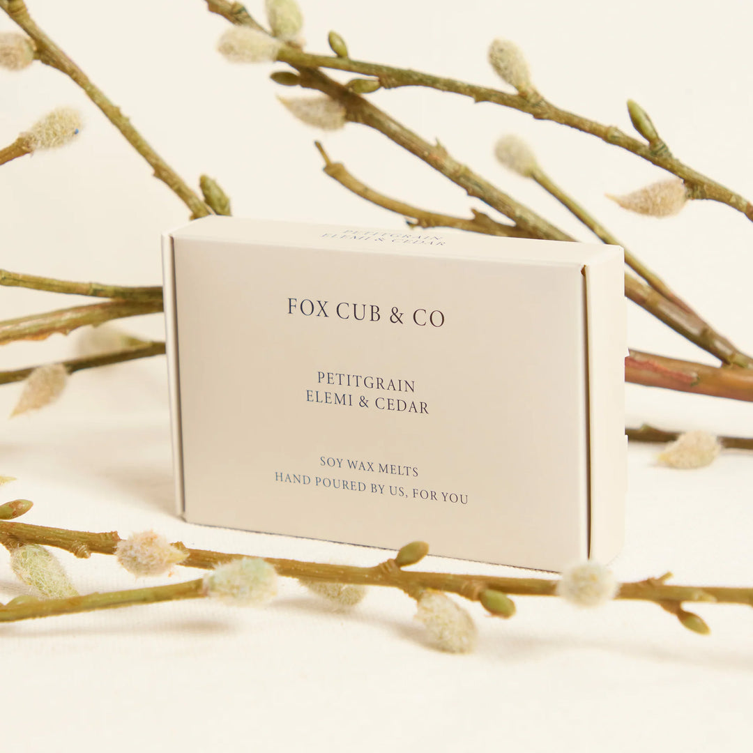 Fox Cub & Co Wax Melt - Petitgrain, Elemi & Cedar