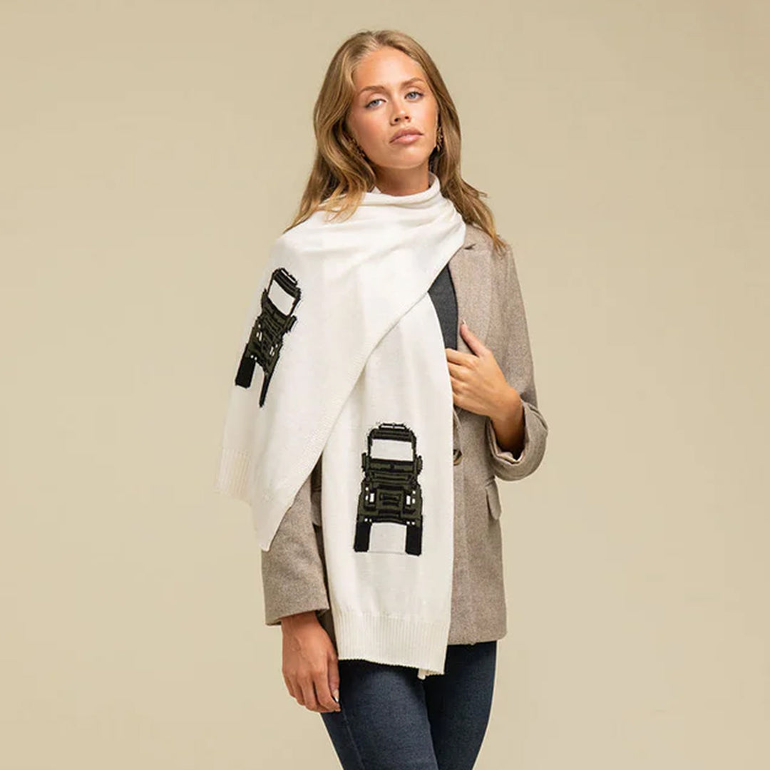 Waring Brooke Ladies Fender Chunky Scarf