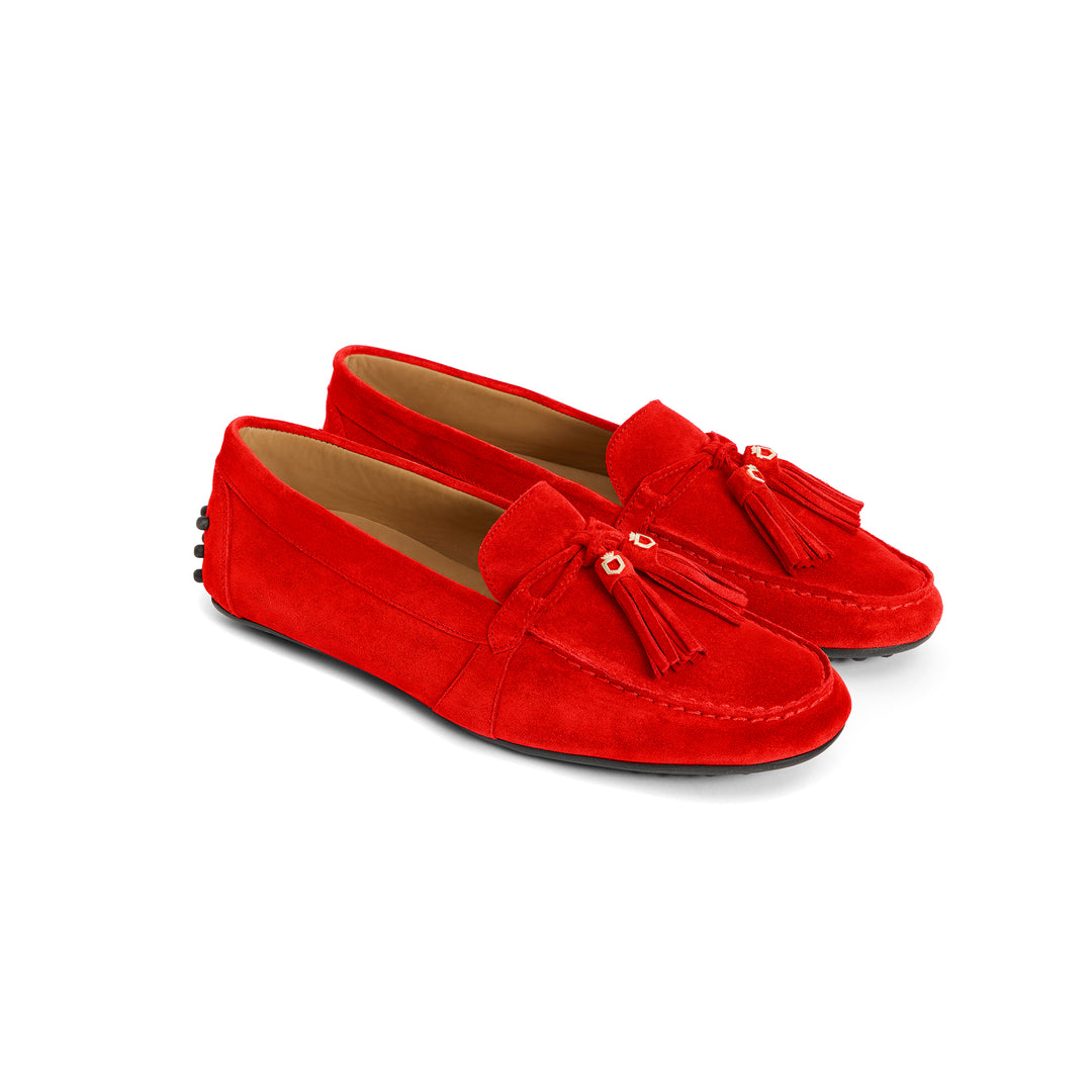 Fairfax & Favor Ladies Rutland Driver - Poppy Red