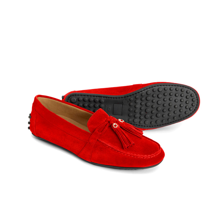 Fairfax & Favor Ladies Rutland Driver - Poppy Red
