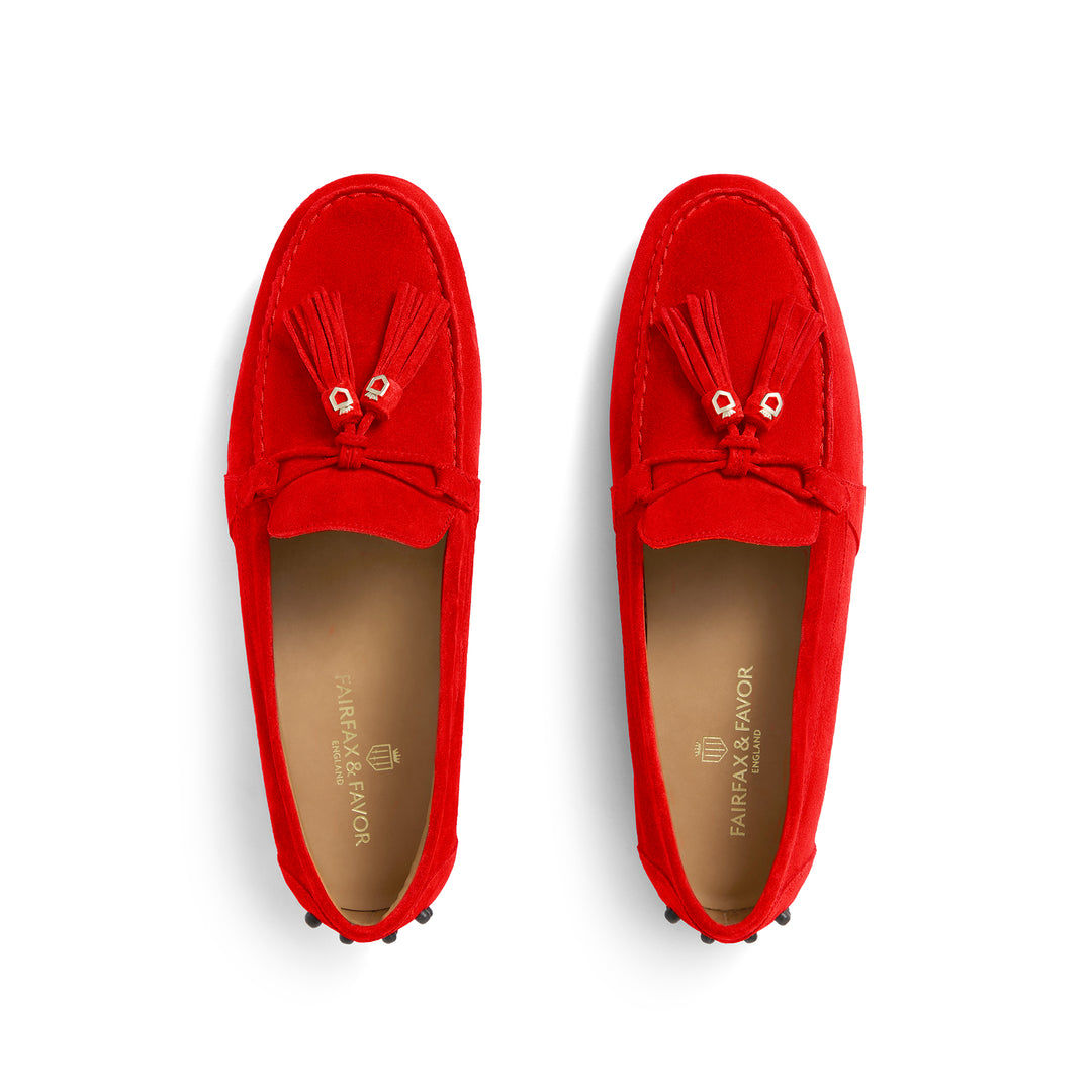 Fairfax & Favor Ladies Rutland Driver - Poppy Red
