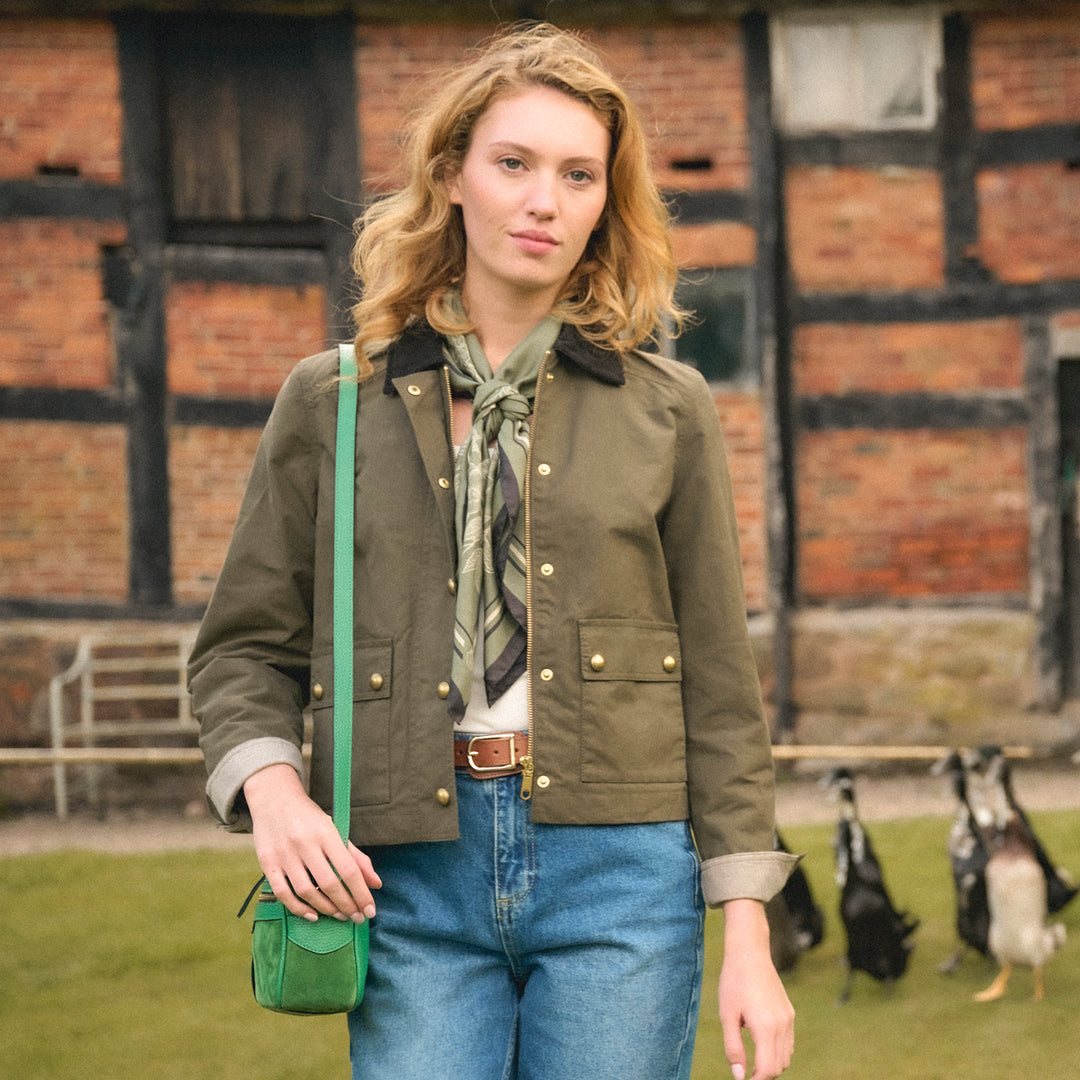 Fairfax & Favor Ladies The Tabitha Short Wax Jacket