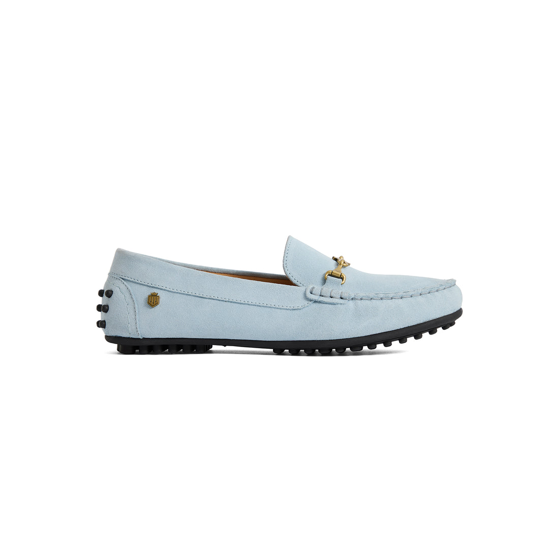 Fairfax & Favor Ladies Trinity Driver - Sky Blue Suede
