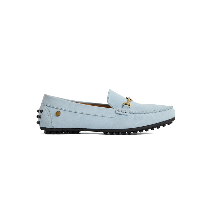 Fairfax & Favor Ladies Trinity Driver - Sky Blue Suede