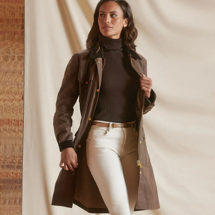 Fairfax & Favor Ladies The Violet Wax Coat
