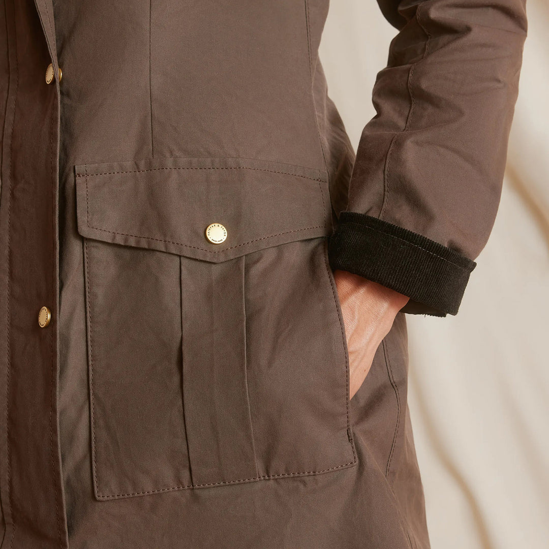 Fairfax & Favor Ladies The Violet Wax Coat
