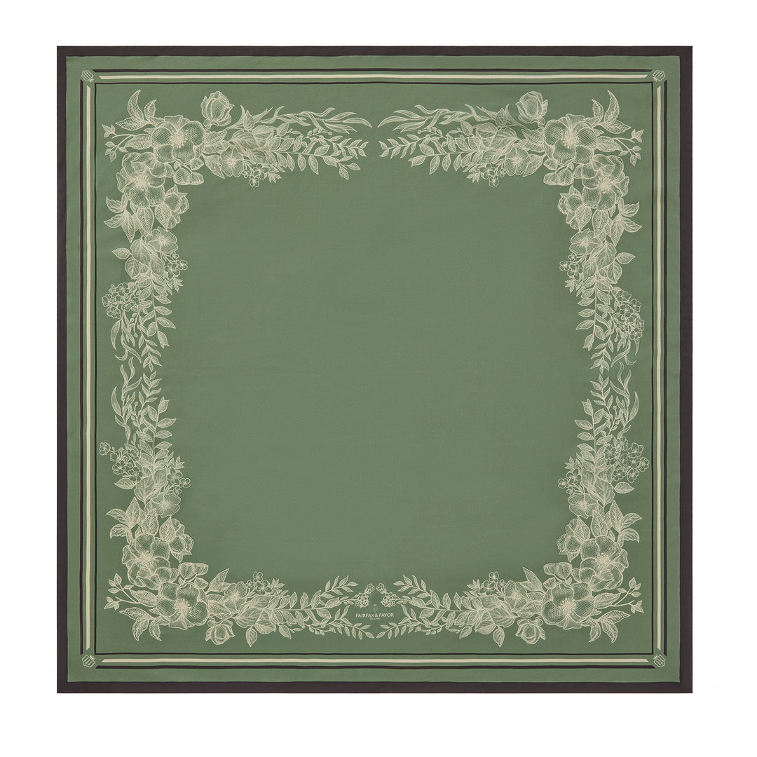 Fairfax & Favor Ladies Mannington Silk Scarf