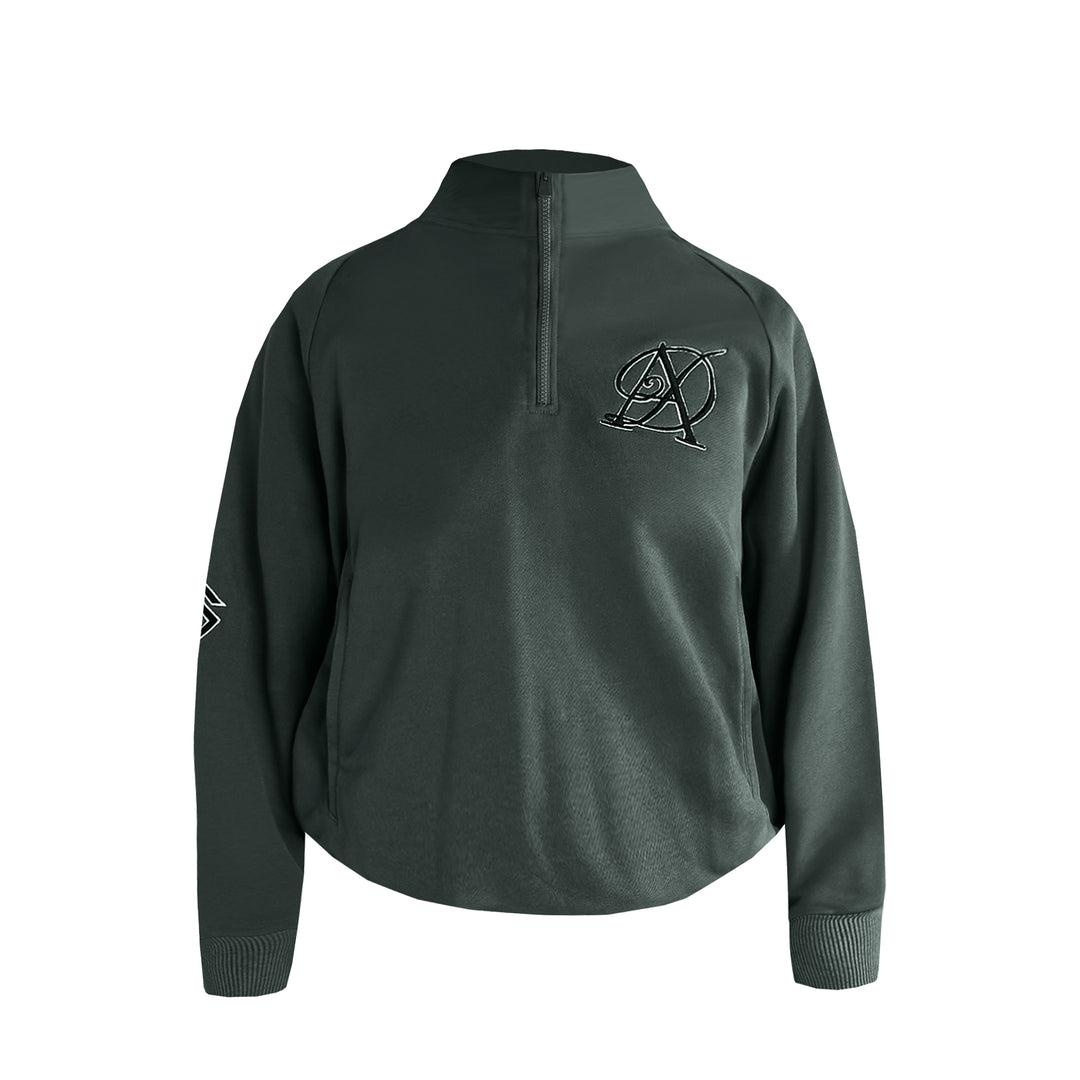 Aztec Diamond Ladies Sporting Goods Half Zip Sweater