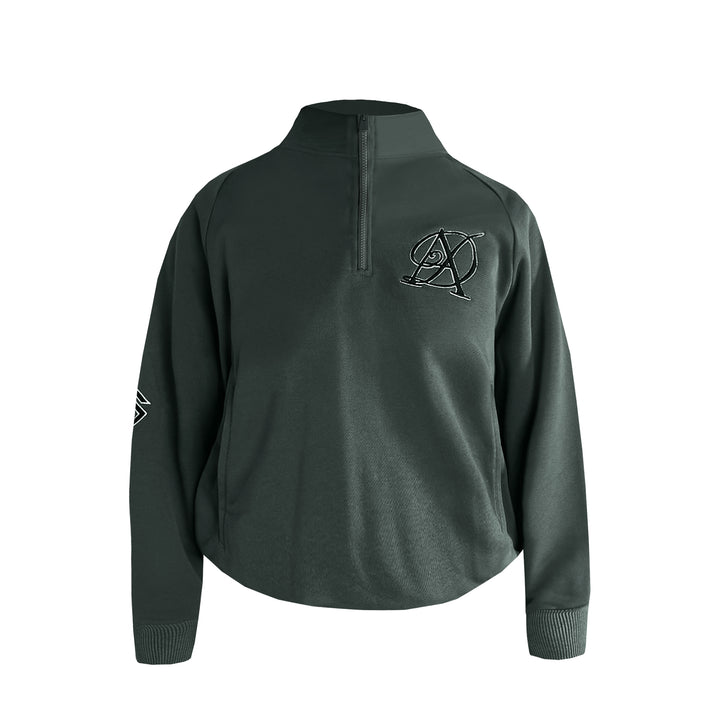 Aztec Diamond Ladies Sporting Goods Half Zip Sweater