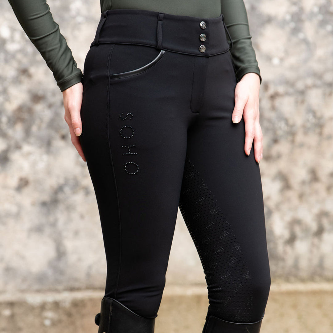 Soho Equestrian Ladies Fleece Lined Winter Breeches