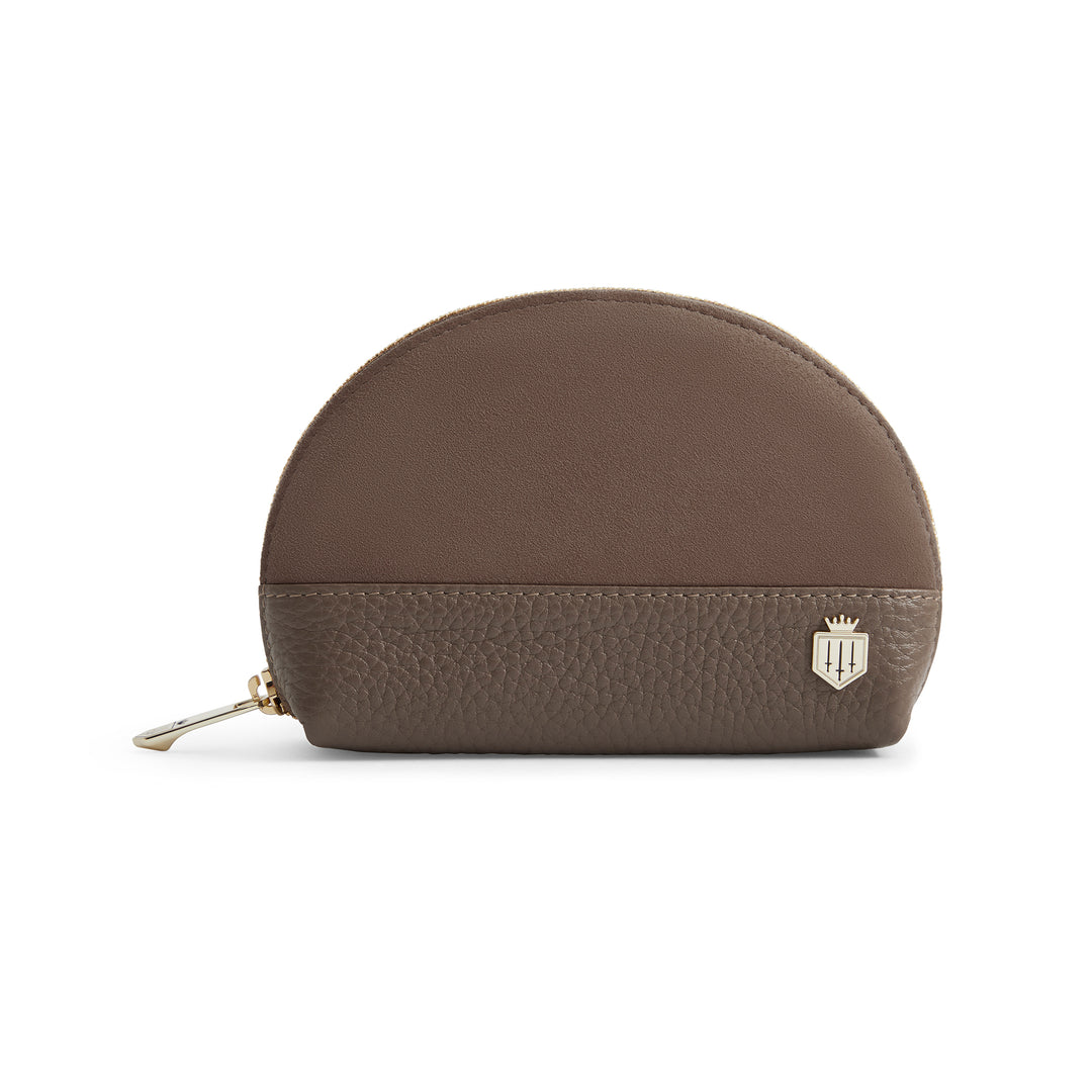 Fairfax & Favor Limited Edition Fog Suede Chiltern Coin Purse