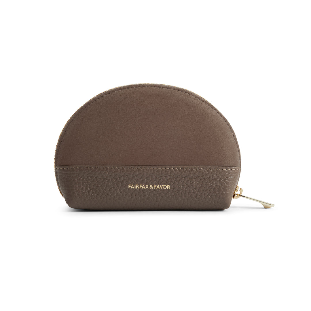 Fairfax & Favor Limited Edition Fog Suede Chiltern Coin Purse