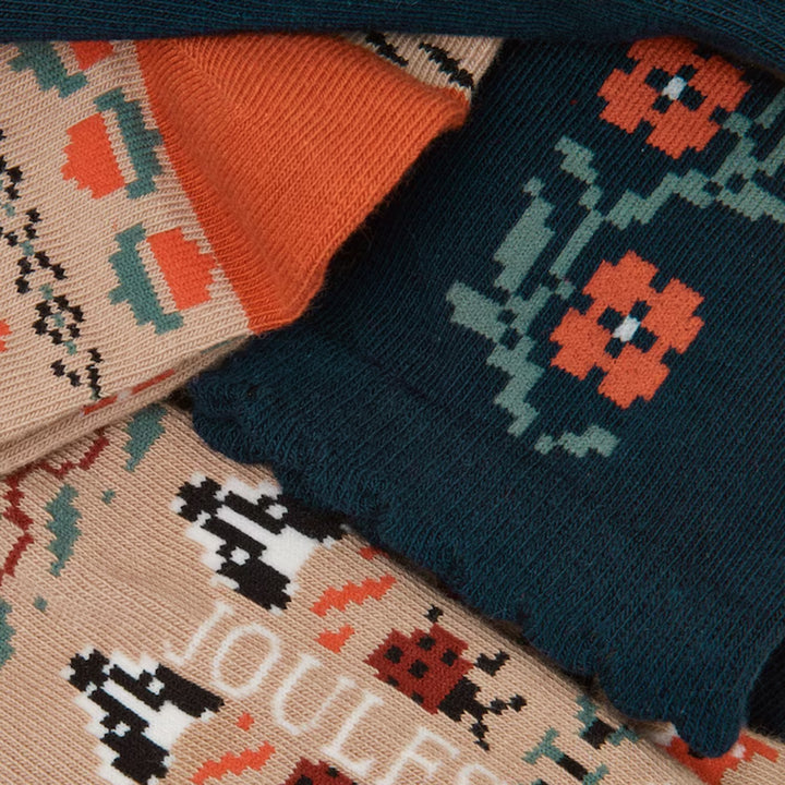 Joules Ladies Everyday Two Pack Socks
