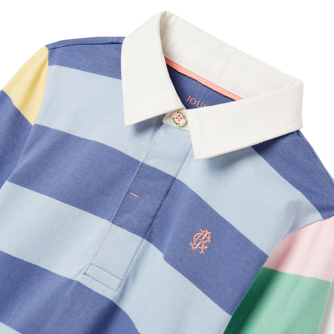 Joules Boys Perry Stripe Rugby Shirt