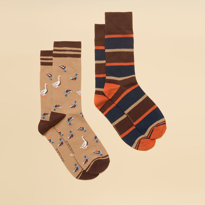 Joules Mens Kingsbury Two Pack Socks