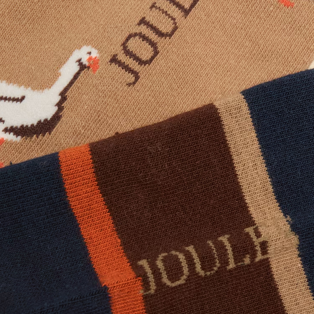 Joules Mens Kingsbury Two Pack Socks