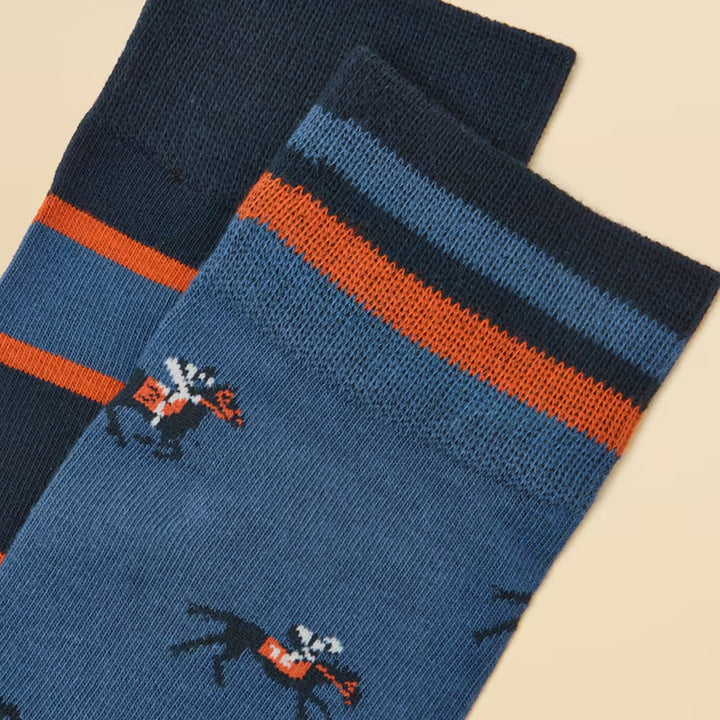 Joules Mens Kingsbury Two Pack Socks