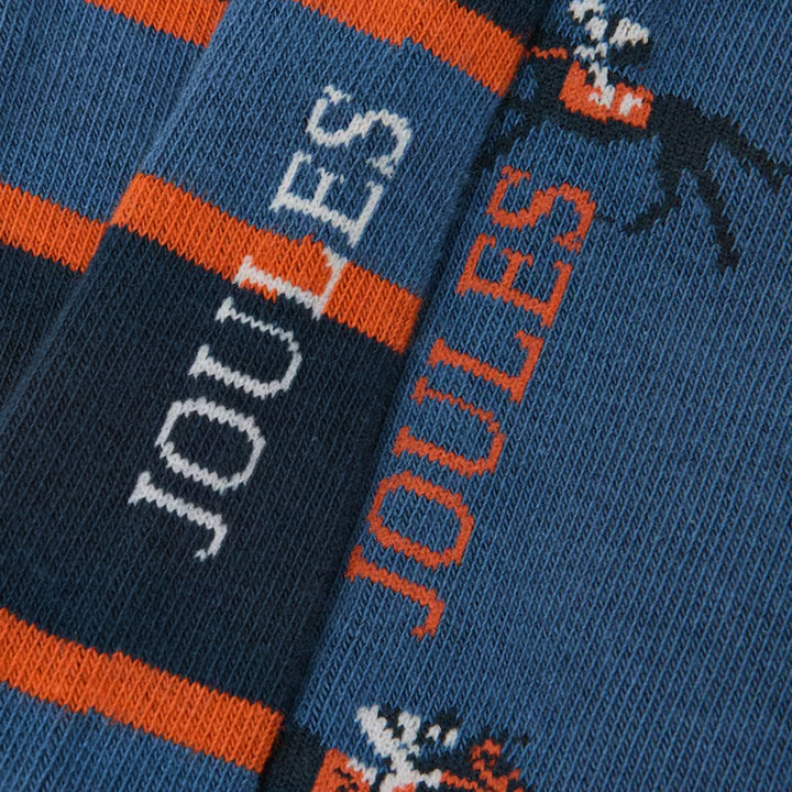 Joules Mens Kingsbury Two Pack Socks