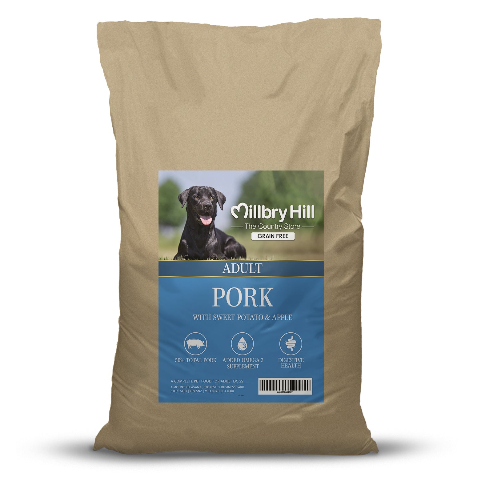 Pork and potato top dog food