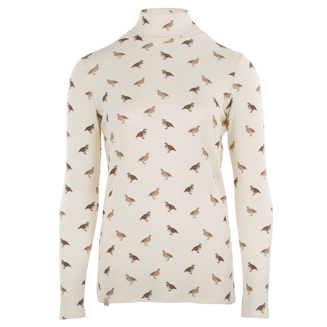 Ginger & Jardine Ladies Art Print Cosy Roll Neck