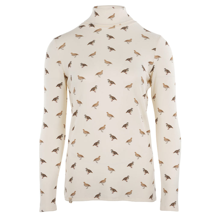 Ginger & Jardine Ladies Art Print Cosy Roll Neck