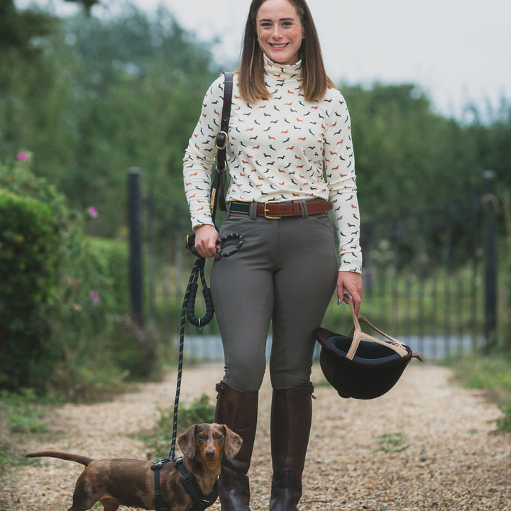 Ginger & Jardine Ladies Art Print Cosy Roll Neck