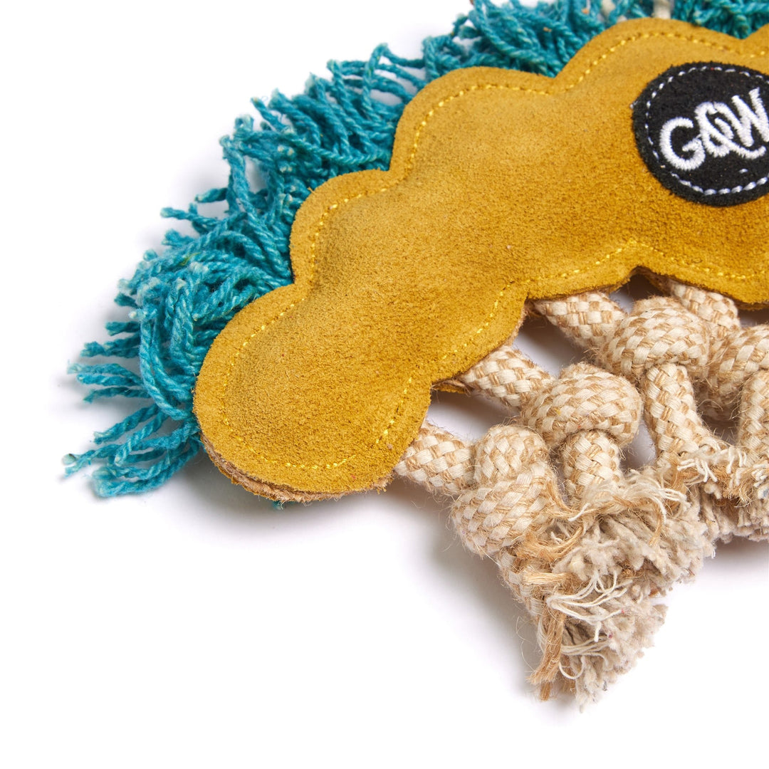 Green & Wilds Clara the Caterpillar Eco Dog Toy