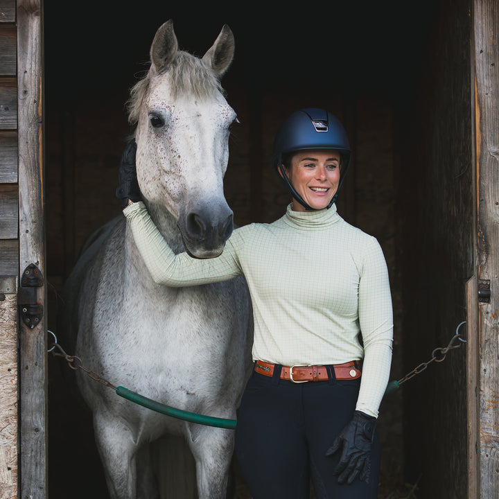 Ginger & Jardine Ladies Silky Roll Neck