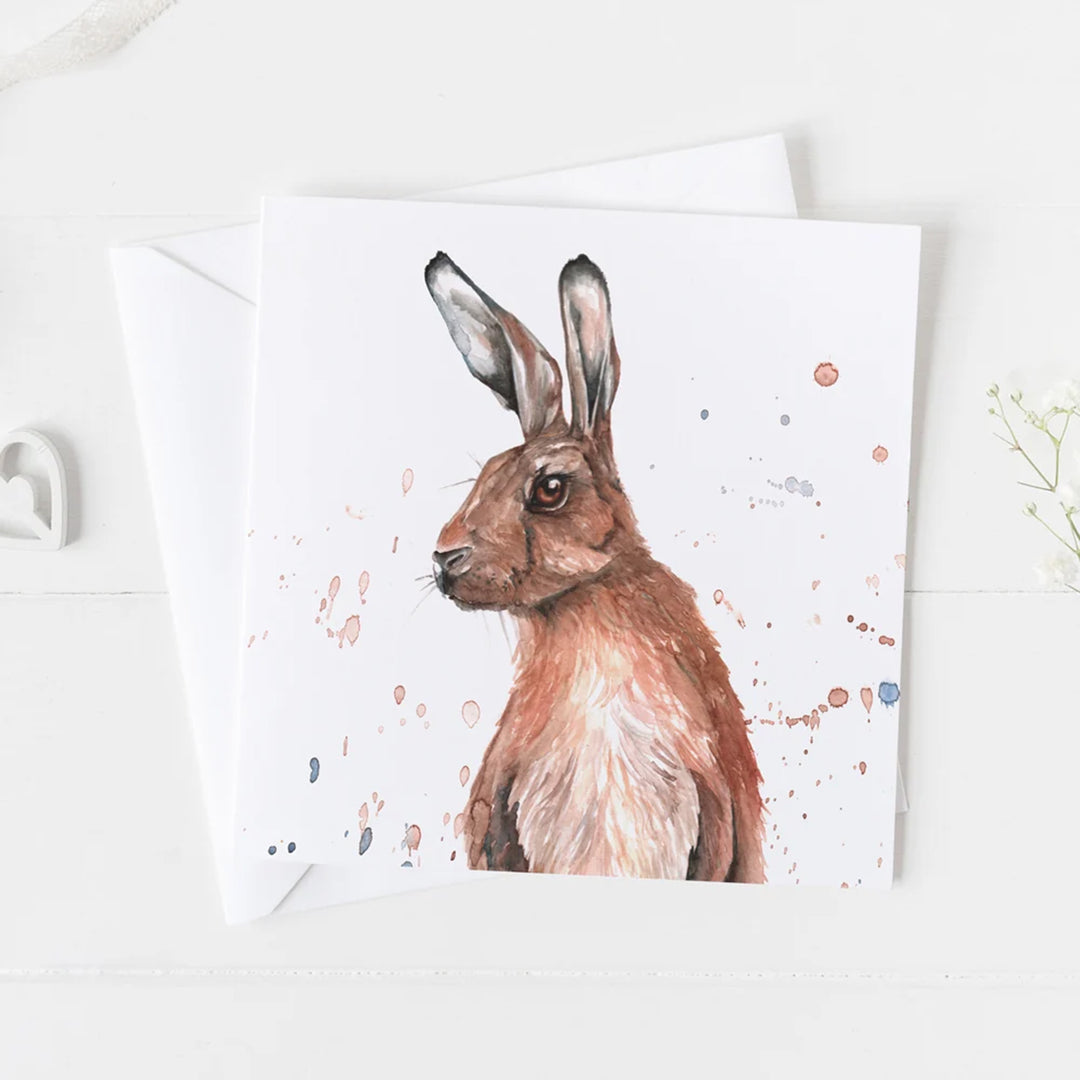 Meg Hawkins Card - Hare 2