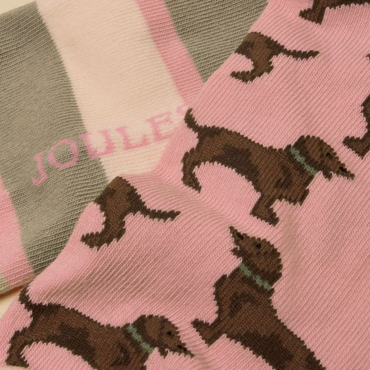 Joules Ladies Rilla 2 Pack Socks