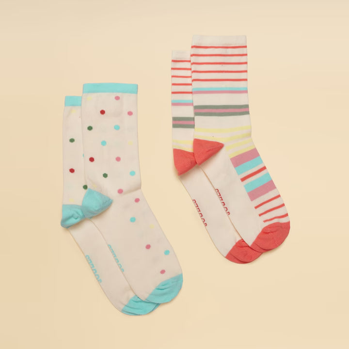 Joules Ladies 2 Pack Everyday Socks
