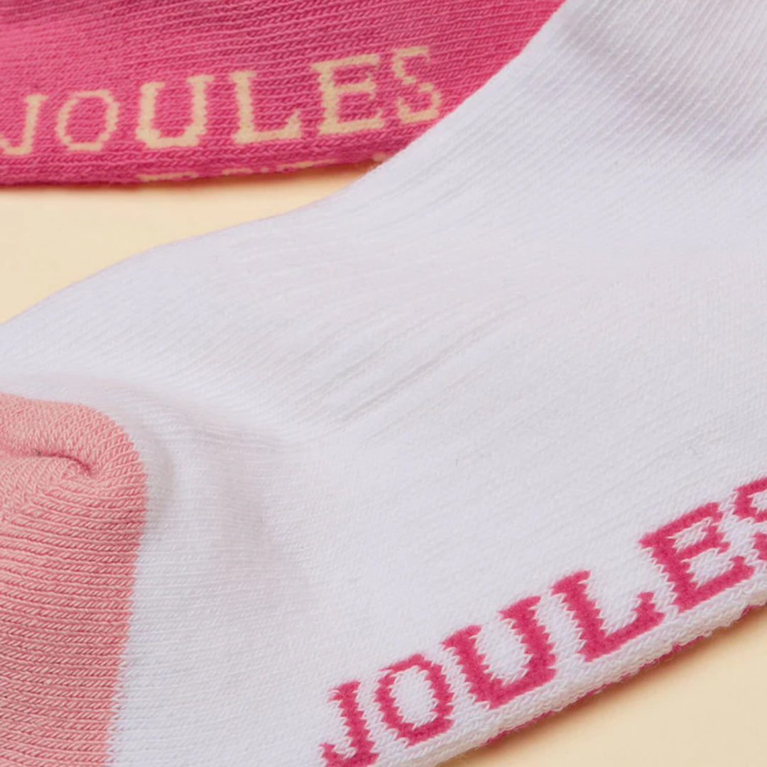 Joules Girls Junior Volley 2 Pack Socks