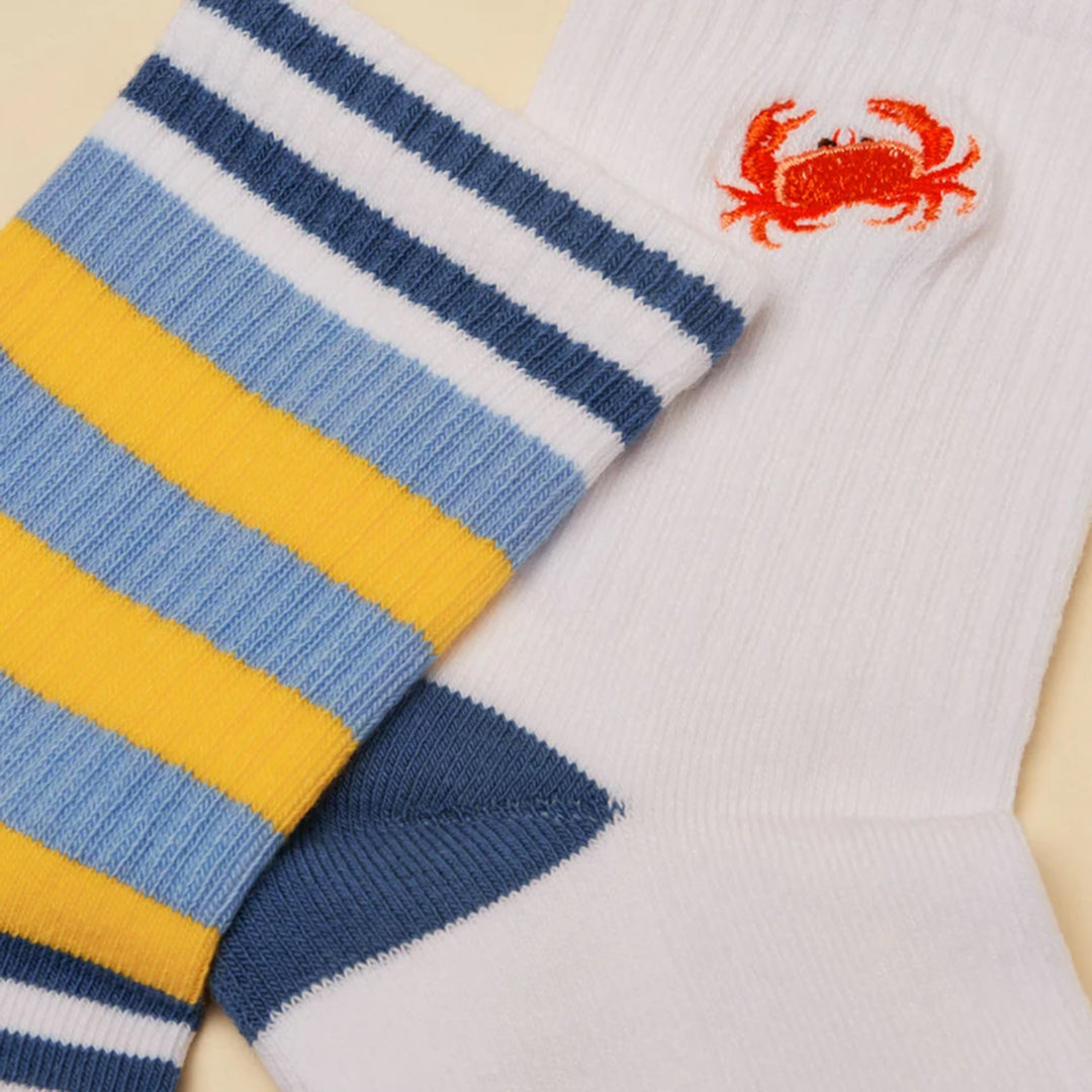 Joules Boys Junior Volley 2 Pack Socks