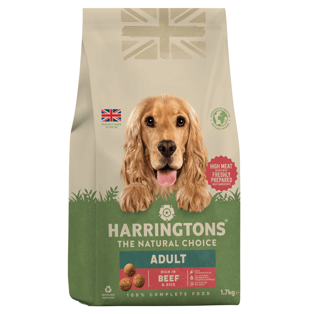 Harringtons Adult Dog Rich In Beef & Brown Rice 1.7kg
