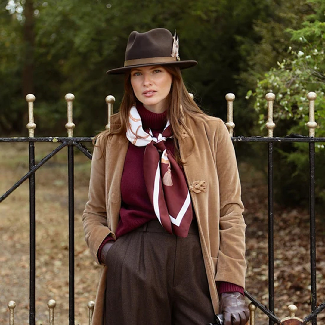 Hicks & Brown Ladies The Melford Silk Scarf