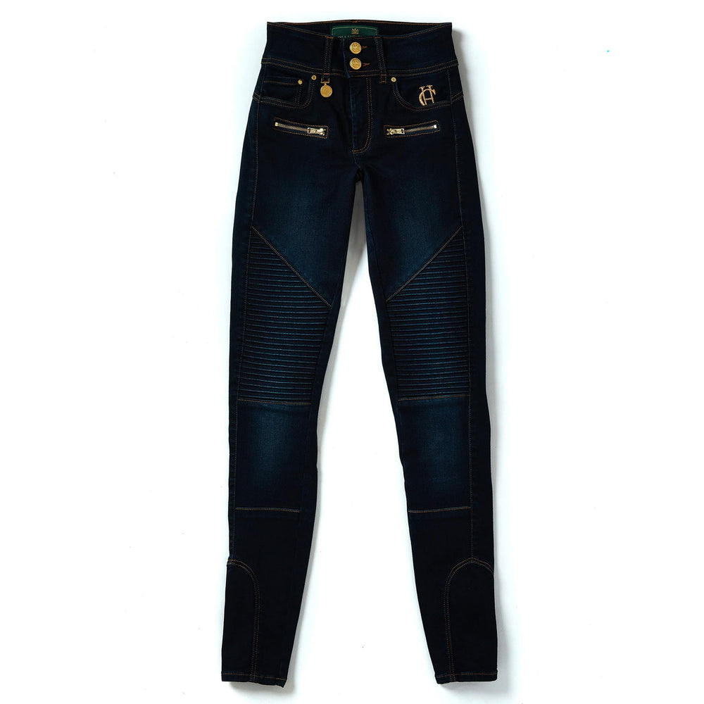 Holland Cooper HC Biker Jean in Deep Indigo#Dark Blue