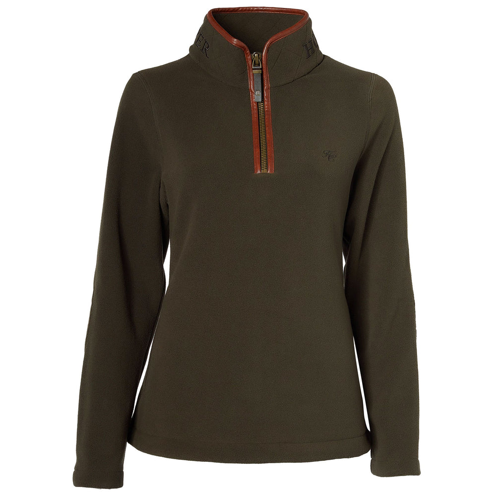 Holland Cooper Ladies Country Fleece Half Zip#Khaki