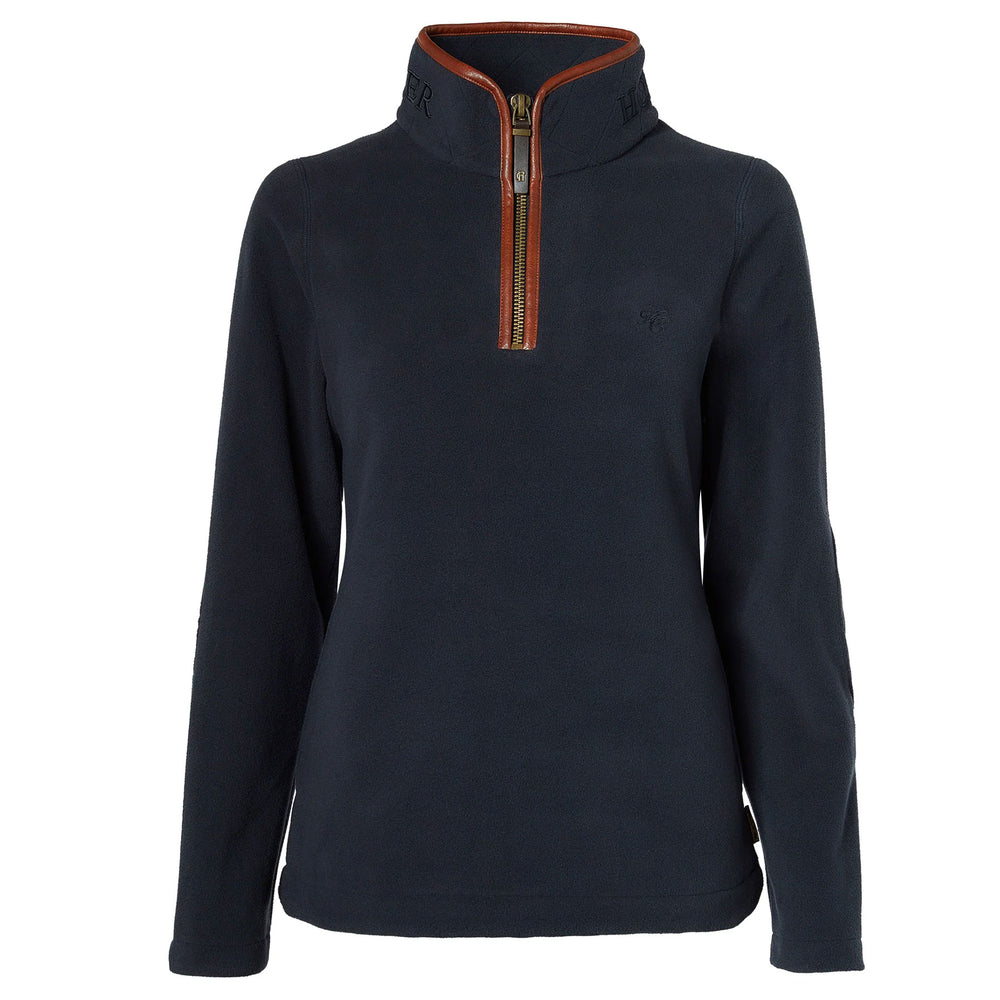 Holland Cooper Ladies Country Fleece Half Zip#Navy