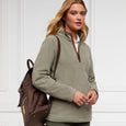 Holland Cooper Ladies Country Fleece Half Zip#Khaki