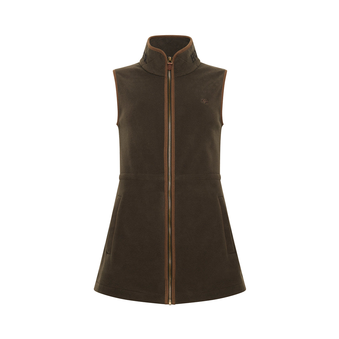 Holland Cooper Ladies Country Longline Fleece Gilet