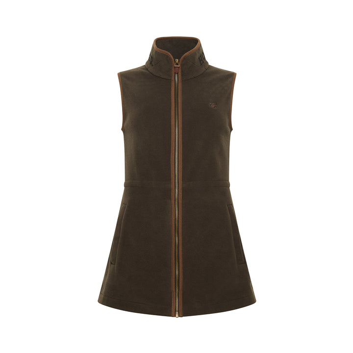 Holland Cooper Ladies Country Longline Fleece Gilet