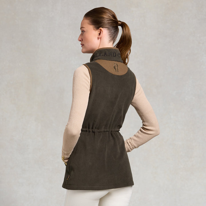 Holland Cooper Ladies Country Longline Fleece Gilet