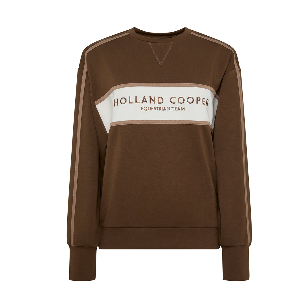 Holland Cooper Ladies Equestrian Crew Neck Sweat